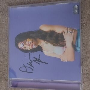 Olivia Rodrigo sour signed cd